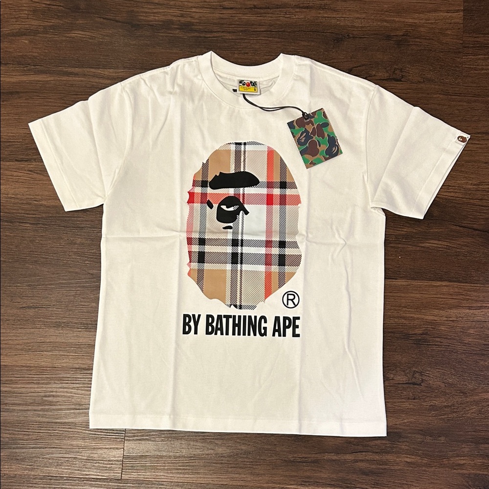 BAPE A Bathing Ape Check by Bathing Tee